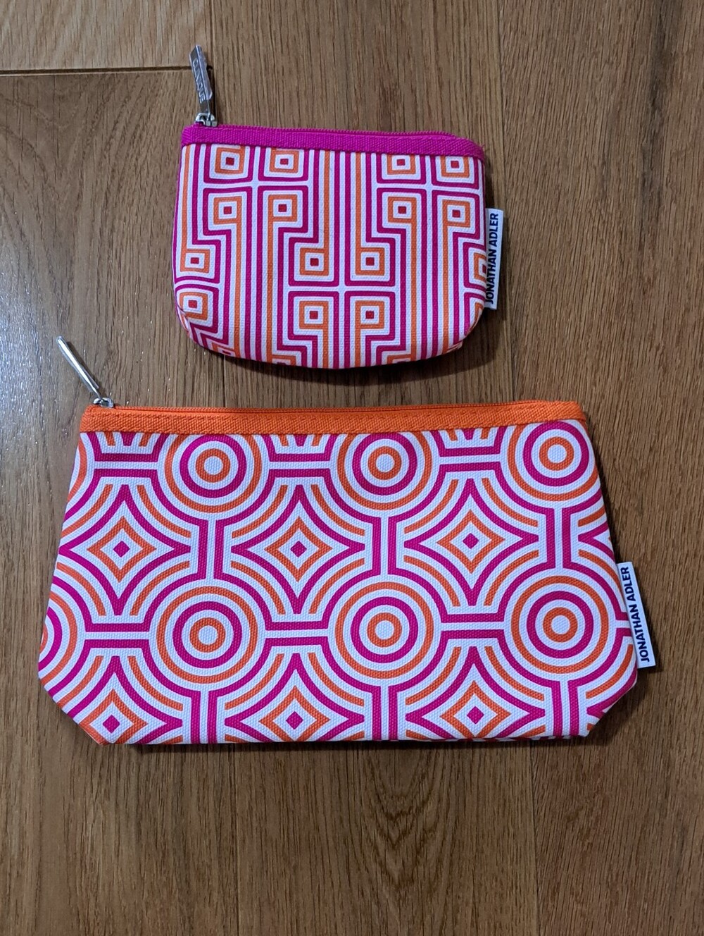 Jonathan Alder Make Up Mini Travel Bags set of 2